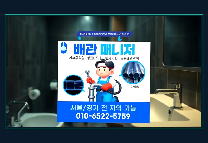 운정동 식당 그리스트랩 침전물 정화 현장 시공 사진