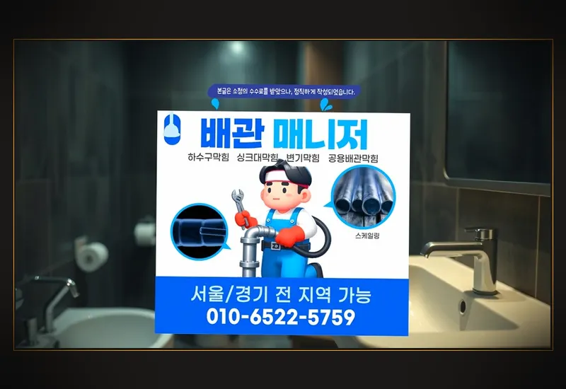 은평동 플렉스 샤프트 관로 이물질 분쇄 현장 시공 사진