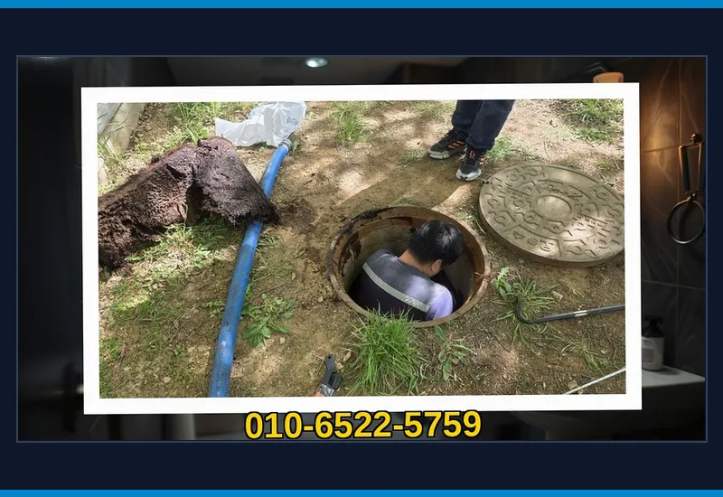 연수 선학동 아파트 공용 입상관 고압 세정 현장 시공 사진