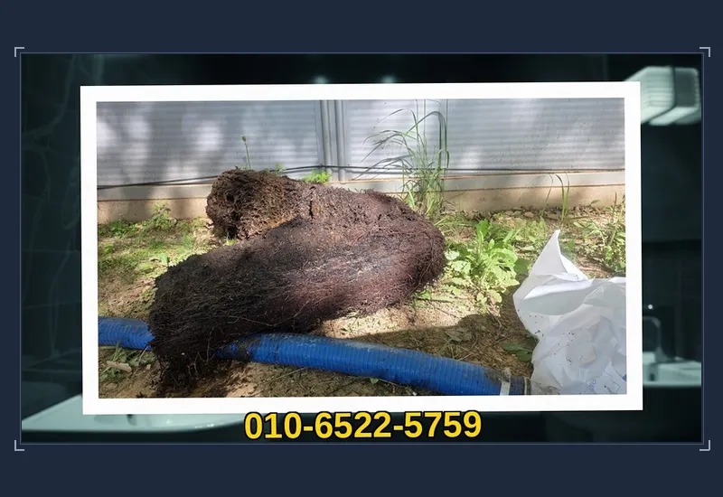 검단동 아파트 공용 입상관 고압 세정 현장 시공 사진