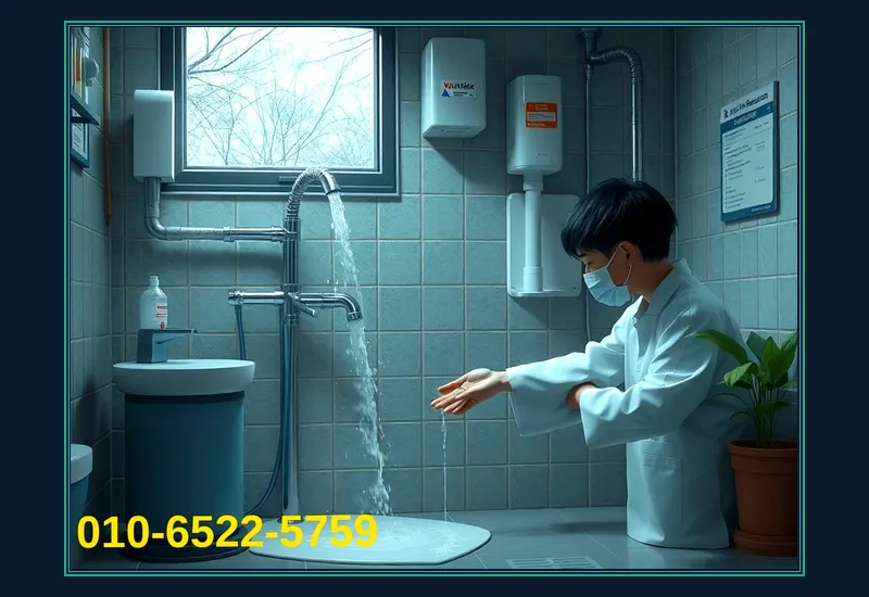 안산 일동 플렉스 샤프트 관로 이물질 분쇄 현장 시공 사진