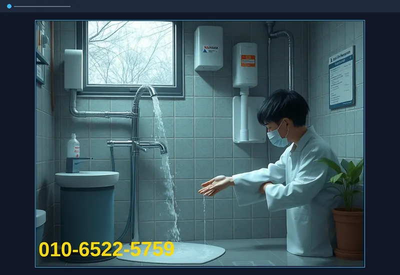 종로 종로가동 욕실 바닥 유가 트랩 석회 통수 현장 시공 사진
