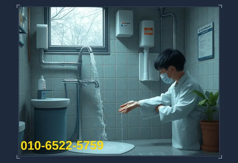 마두 마두동 아파트 공용 입상관 고압 세정 현장 시공 사진