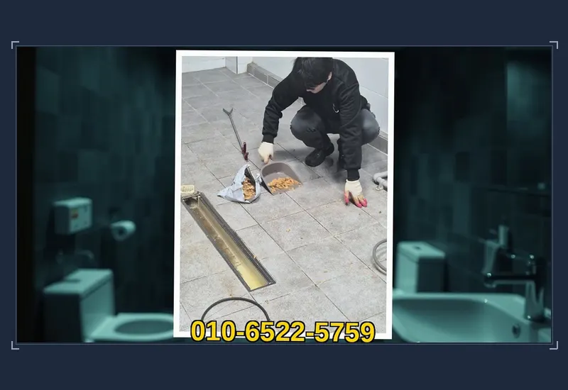 판교동 초고압 세척 배관 스케일링 현장 시공 사진