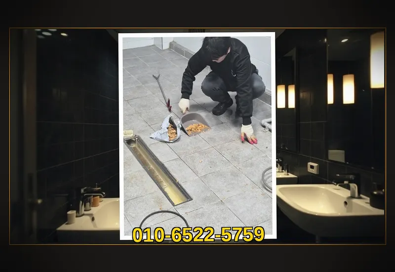 강남 역삼동 아파트 공용 입상관 고압 세정 현장 시공 사진