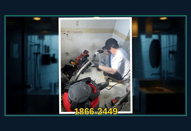 군포 군포동 화장실 변기 오수관 정밀 통수 현장 시공 사진