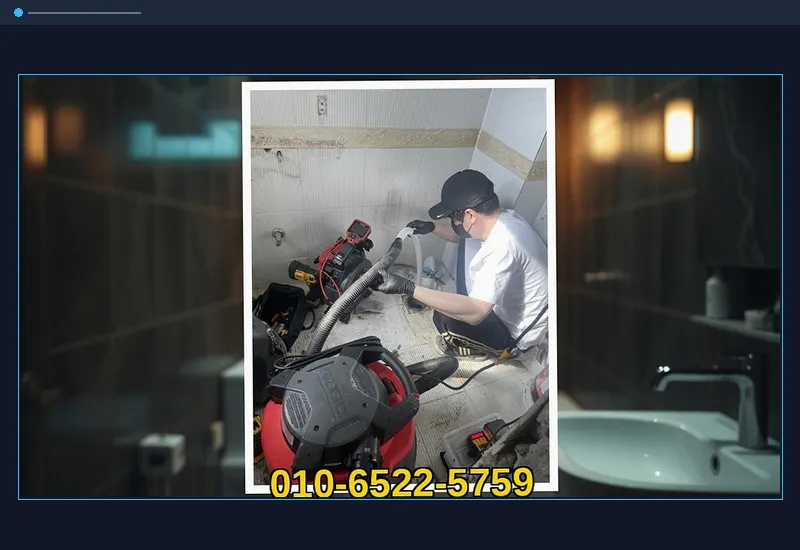 강남 수서동 첨단 배관 내시경 정밀 탐지 현장 시공 사진
