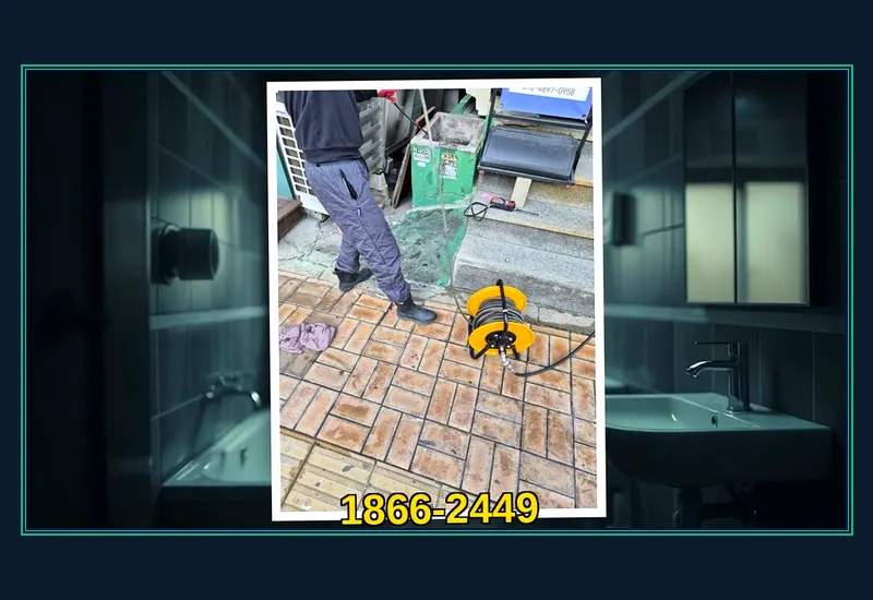 창동 화장실 변기 오수관 정밀 통수 현장 시공 사진