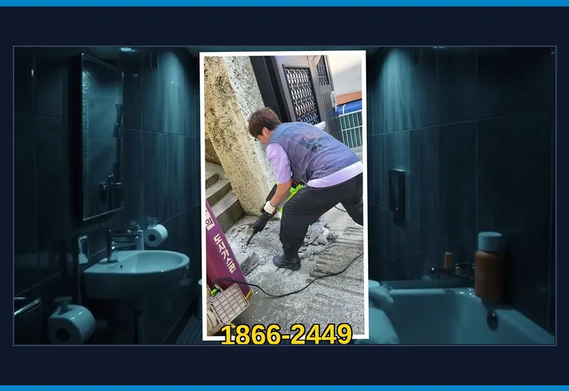 남동 첨단 배관 내시경 정밀 탐지 현장 시공 사진