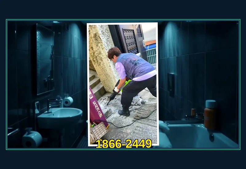 도봉 방학동 첨단 배관 내시경 정밀 탐지 현장 시공 사진