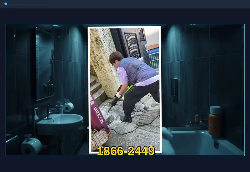 마두 마두동 식당 그리스트랩 침전물 정화 현장 시공 사진