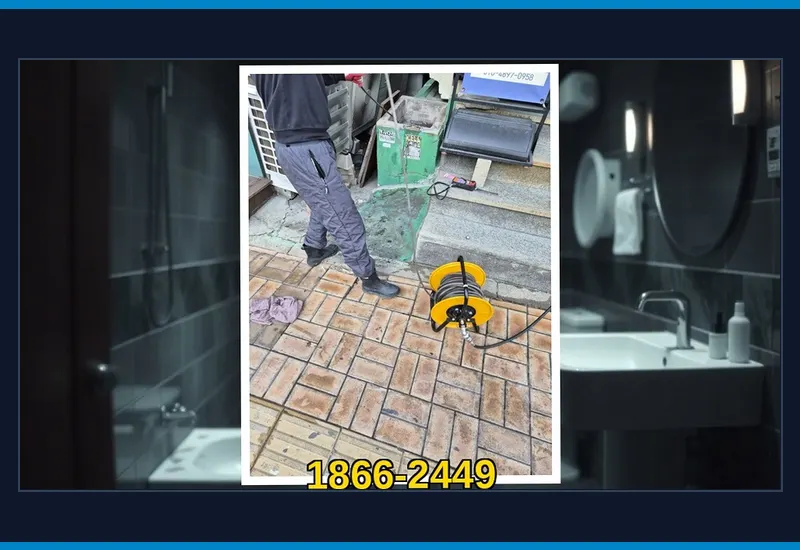 가산구동 아파트 공용 입상관 고압 세정 현장 시공 사진