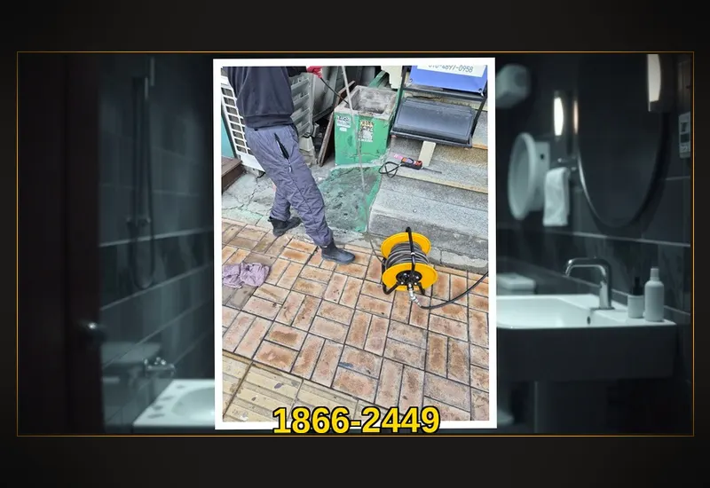 연천 중면 아파트 공용 입상관 고압 세정 현장 시공 사진
