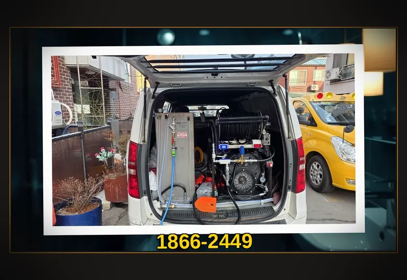 연수 동춘동 초고압 세척 배관 스케일링 현장 시공 사진