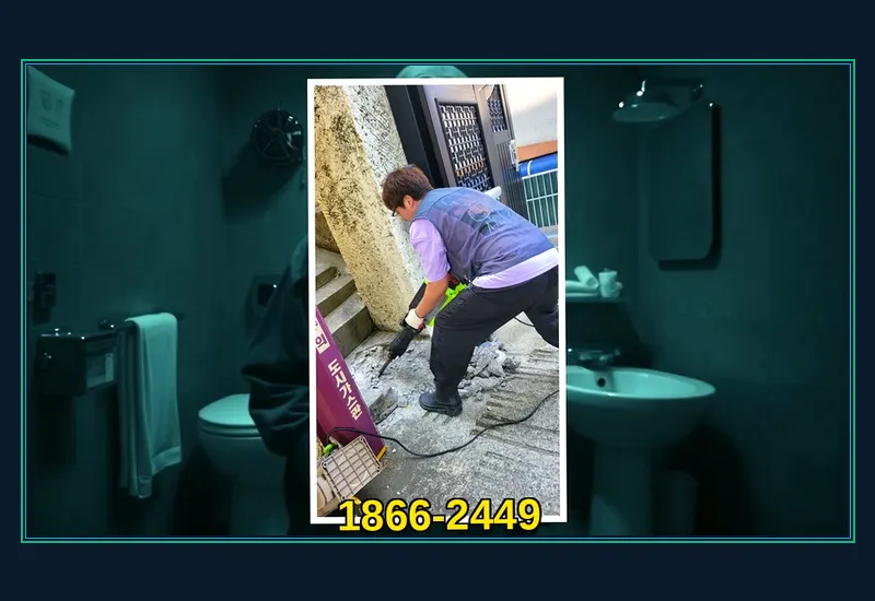 자양구동 초고압 세척 배관 스케일링 현장 시공 사진