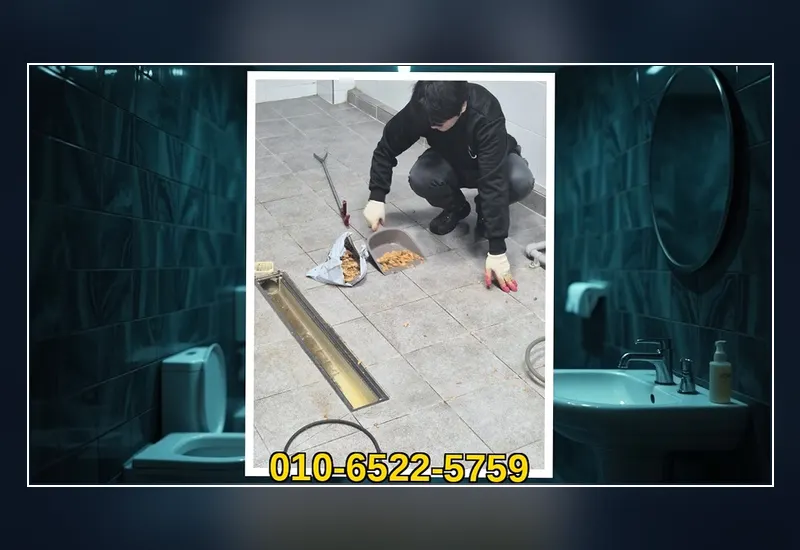 강남 도곡동 초고압 세척 배관 스케일링 현장 시공 사진